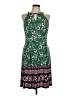 Wisp Print Green Cocktail Dress Size 12 - photo 1