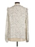 CAbi Paisley Ivory Long Sleeve Blouse Size M - photo 2