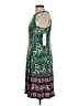 Wisp Print Green Cocktail Dress Size 12 - photo 5