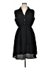 Delirious 100% Polyester Solid Black Casual Dress Size 1X - photo 1