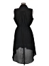 Delirious 100% Polyester Solid Black Casual Dress Size 1X - photo 2
