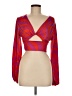 Windsor Red Long Sleeve Blouse Size M - photo 1