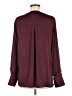 Jigsaw 100% Polyester Burgundy Long Sleeve Blouse Size 8 - photo 2