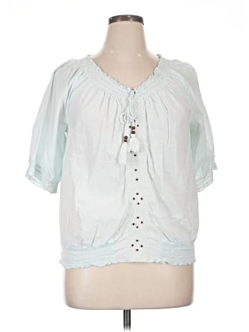 Gloria Vanderbilt Short Sleeve Blouse (view 1)