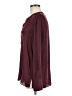 Jigsaw 100% Polyester Burgundy Long Sleeve Blouse Size 8 - photo 5