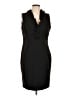 Tribal Black Cocktail Dress Size 14 - photo 1