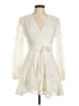 Saints + Secrets 100% Polyester Ivory Cocktail Dress Size M - photo 1