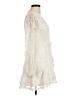 Saints + Secrets 100% Polyester Ivory Cocktail Dress Size M - photo 4