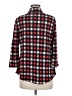 Eden & Olivia Plaid Red 3/4 Sleeve Button-Down Shirt Size M - photo 2