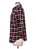 Eden & Olivia Plaid Red 3/4 Sleeve Button-Down Shirt Size M - photo 5