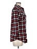 Eden & Olivia Plaid Red 3/4 Sleeve Button-Down Shirt Size M - photo 4