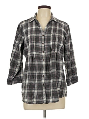 DressBarn 3/4 Sleeve Button-Down Shirt (view 1)