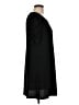 MSK Solid Black Casual Dress Size L (petite) - photo 4