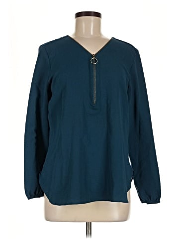 Valerie Stevens Long Sleeve Henley (view 1)