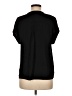 Maison d' Amelie 100% Polyester Black Short Sleeve Blouse Size 6 - photo 2
