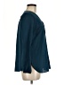 Valerie Stevens 100% Polyester Teal Long Sleeve Henley Size M - photo 4