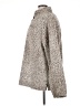 True Grit 100% Polyester Animal Print Gray Faux Fur Jacket Size XL - photo 5