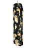 Socialite 100% Polyester Floral Black Casual Pants Size M - photo 5