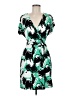 Nine West Print Green Cocktail Dress Size M - photo 1