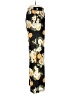 Socialite 100% Polyester Floral Black Casual Pants Size M - photo 4