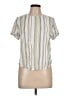 Mine Ivory Short Sleeve Blouse Size L - photo 1