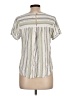 Mine Ivory Short Sleeve Blouse Size L - photo 2