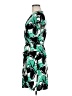 Nine West Print Green Cocktail Dress Size M - photo 5