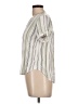 Mine Ivory Short Sleeve Blouse Size L - photo 5
