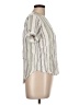 Mine Ivory Short Sleeve Blouse Size L - photo 4