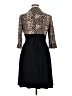 AA Studio AA Animal Print Black Tan Cocktail Dress Size 14 - photo 2