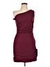 Lulus Solid Burgundy Cocktail Dress Size L - photo 1