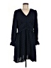 Unbranded 100% Polyester Polka Dots Blue Casual Dress Size M - photo 1