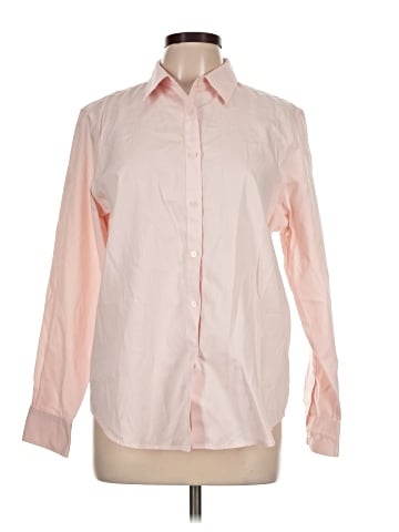 Jones New York Signature Long Sleeve Button-Down Shirt (view 1)
