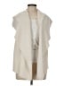 Susina 100% Polyester Ivory Faux Fur Vest Size M - photo 1