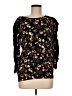 Philosophy Republic Clothing Floral Black Pullover Sweater Size M - photo 1