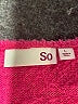 SO 100% Polyester Pink Pullover Sweater Size L - photo 7