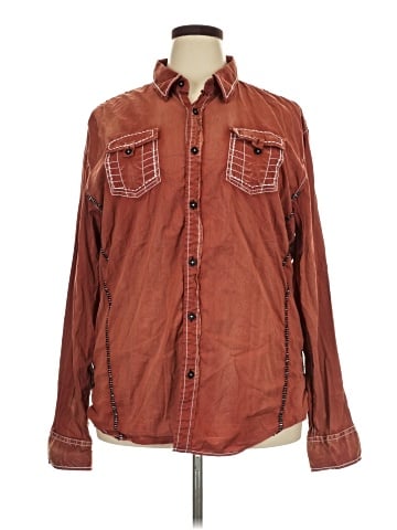 Roar Long Sleeve Button-Down Shirt (view 1)