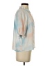 Current Air 100% Polyester Blue 3/4 Sleeve Blouse Size S - photo 4