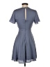 Express 100% Polyester Solid Gray Casual Dress Size 0 - photo 2