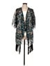 Lularoe 100% Polyester Teal Kimono Size L - photo 1