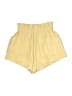 Shona Joy Solid Yellow Shorts Size 4 - photo 2