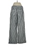 Ann Taylor LOFT Stripes Silver Casual Pants Size 4 - photo 2