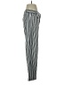 Ann Taylor LOFT Stripes Silver Casual Pants Size 4 - photo 4