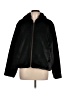 Vince. 100% Polyester Solid Black Faux Fur Jacket Size L - photo 1