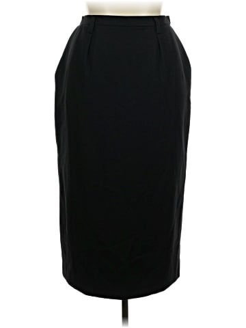 Linda Allard Ellen Tracy Wool Skirt (view 1)