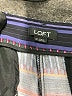 Ann Taylor LOFT 100% Rayon Stripes Blue Casual Pants Size 12 - photo 7