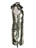 Maeve 100% Polyester Metallic Silver Cocktail Dress Size 8 (petite) - photo 4