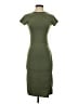 Cotton On Solid Green Casual Dress Size XS - photo 1