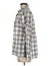 Christopher & Banks Checkered-gingham Gray Long Sleeve Button-Down Shirt Size M - photo 5