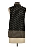 Elle 100% Polyester Black Sleeveless Blouse Size S - photo 2